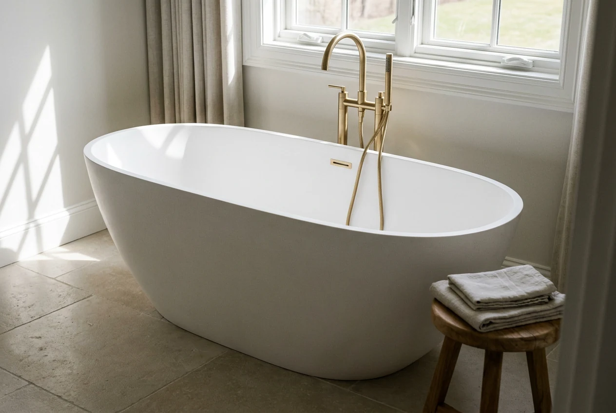 Installation de baignoire îlot à Orée d'Anjou