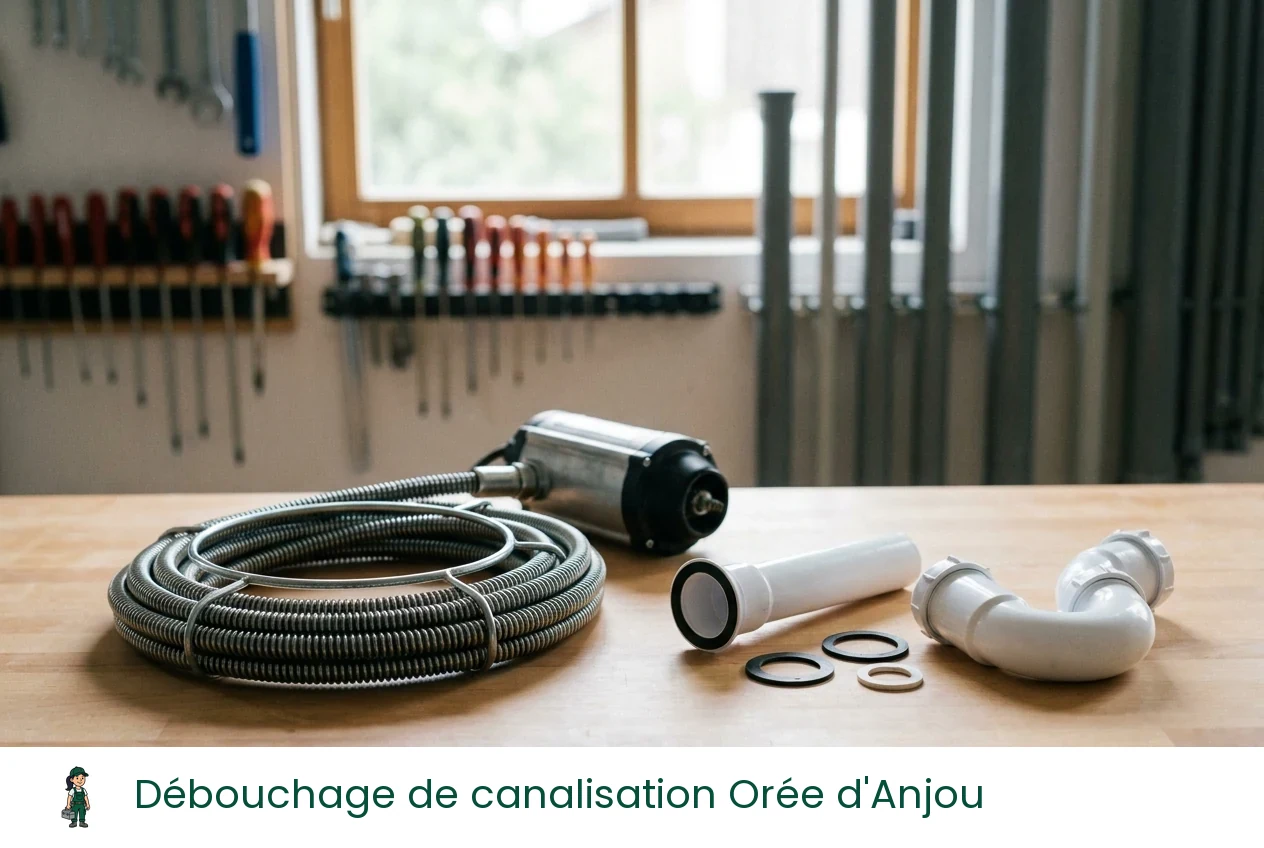 Débouchage de canalisation à Orée d'Anjou