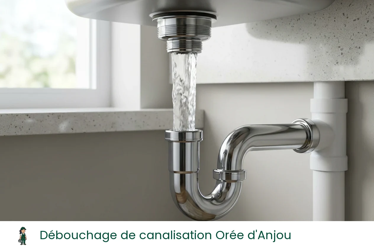Débouchage de canalisation à Orée d'Anjou