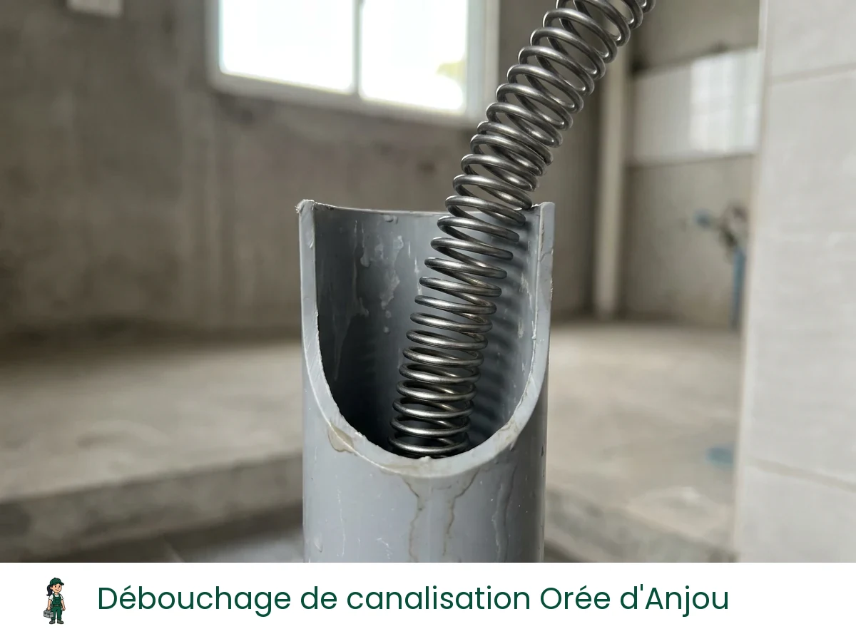 Débouchage de canalisation à Orée d'Anjou