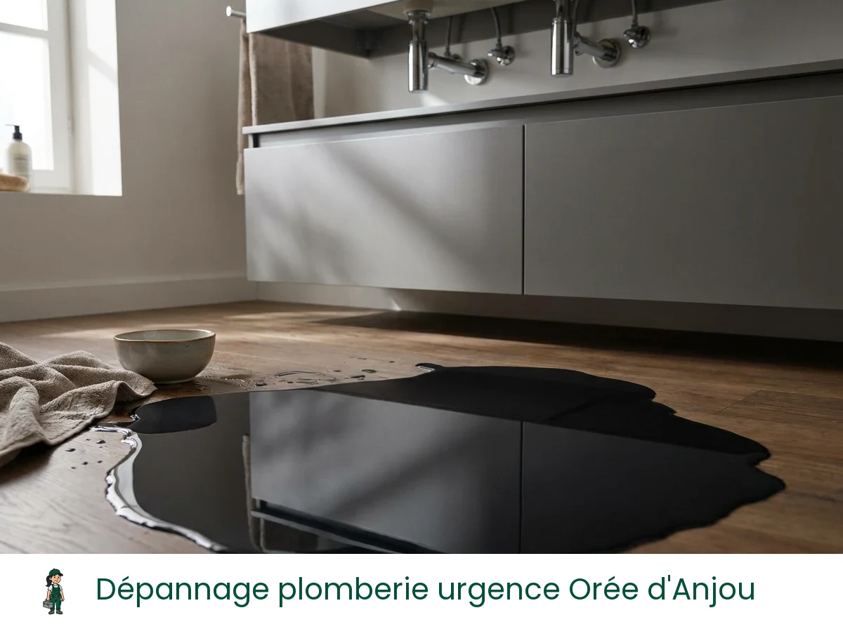Dépannage plomberie urgence à Orée d'Anjou