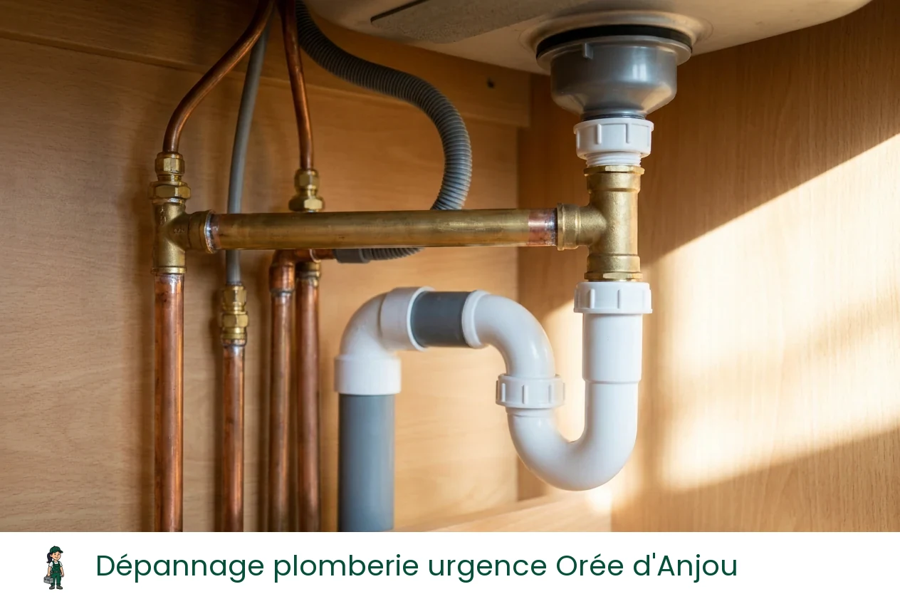 Dépannage plomberie urgence à Orée d'Anjou