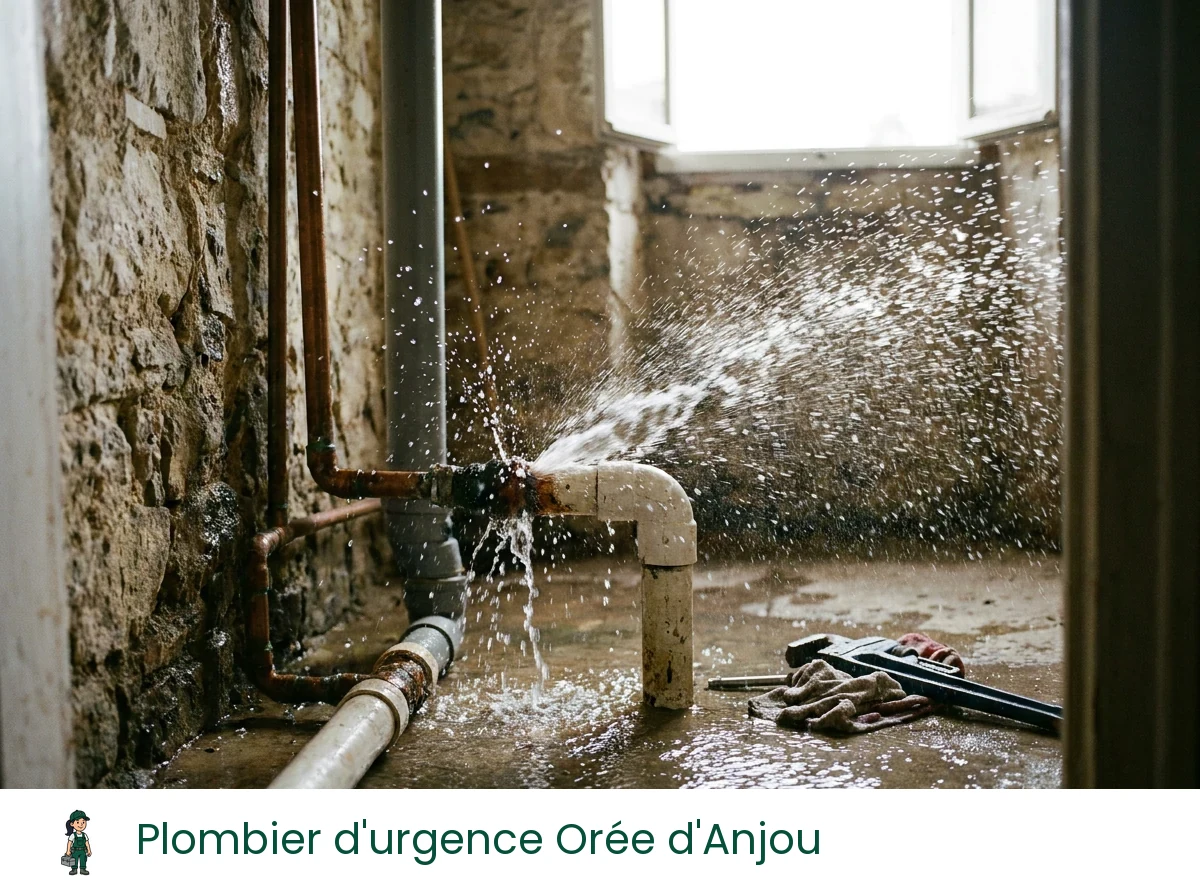 Plombier d'urgence à Orée d'Anjou