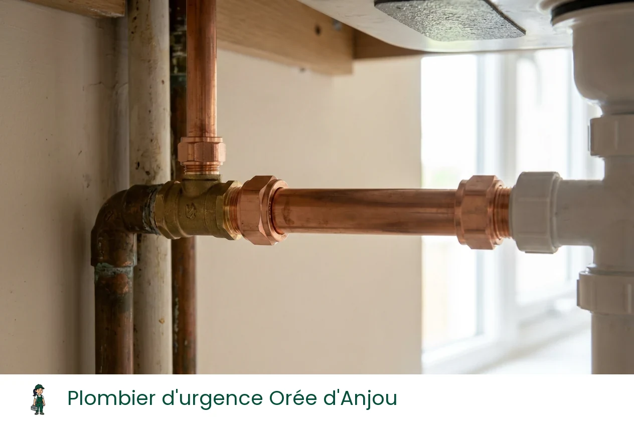Plombier d'urgence à Orée d'Anjou