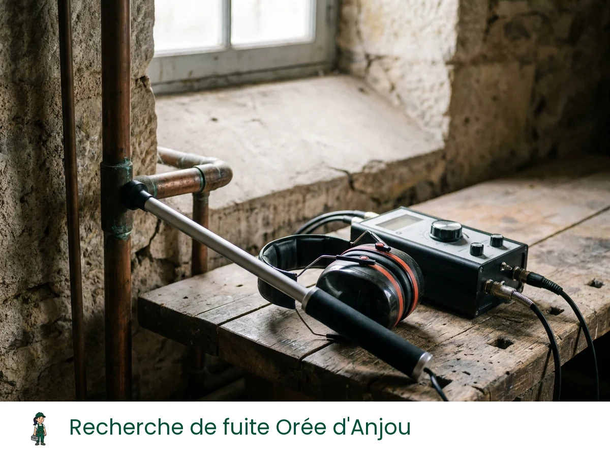 Recherche de fuite à Orée d'Anjou