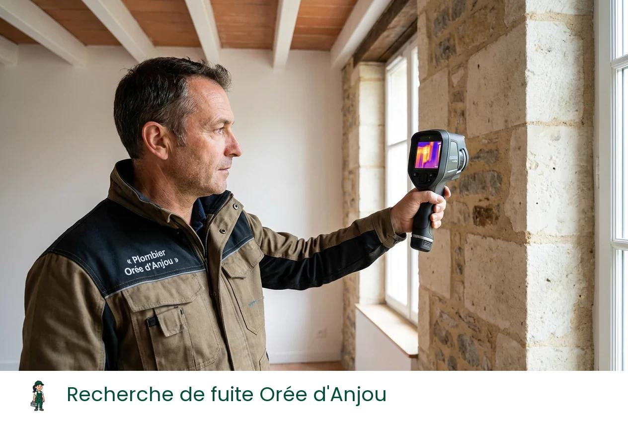 Recherche de fuite à Orée d'Anjou