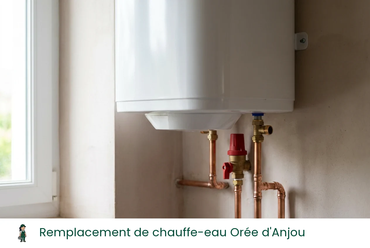 Remplacement de chauffe-eau à Orée d'Anjou