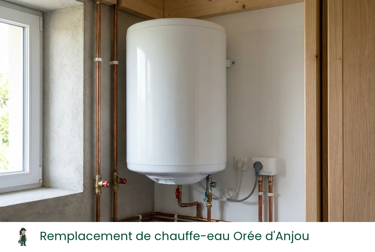 Remplacement de chauffe-eau à Orée d'Anjou
