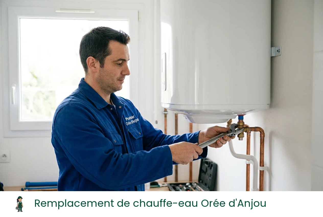 Remplacement de chauffe-eau à Orée d'Anjou