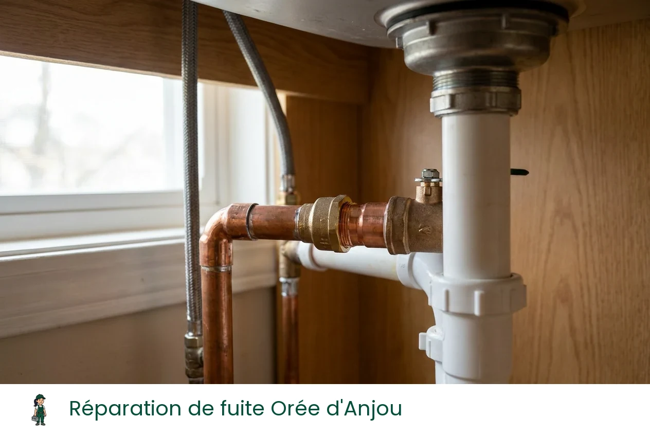 Réparation de fuite à Orée d'Anjou