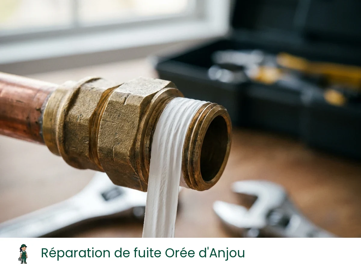 Réparation de fuite à Orée d'Anjou