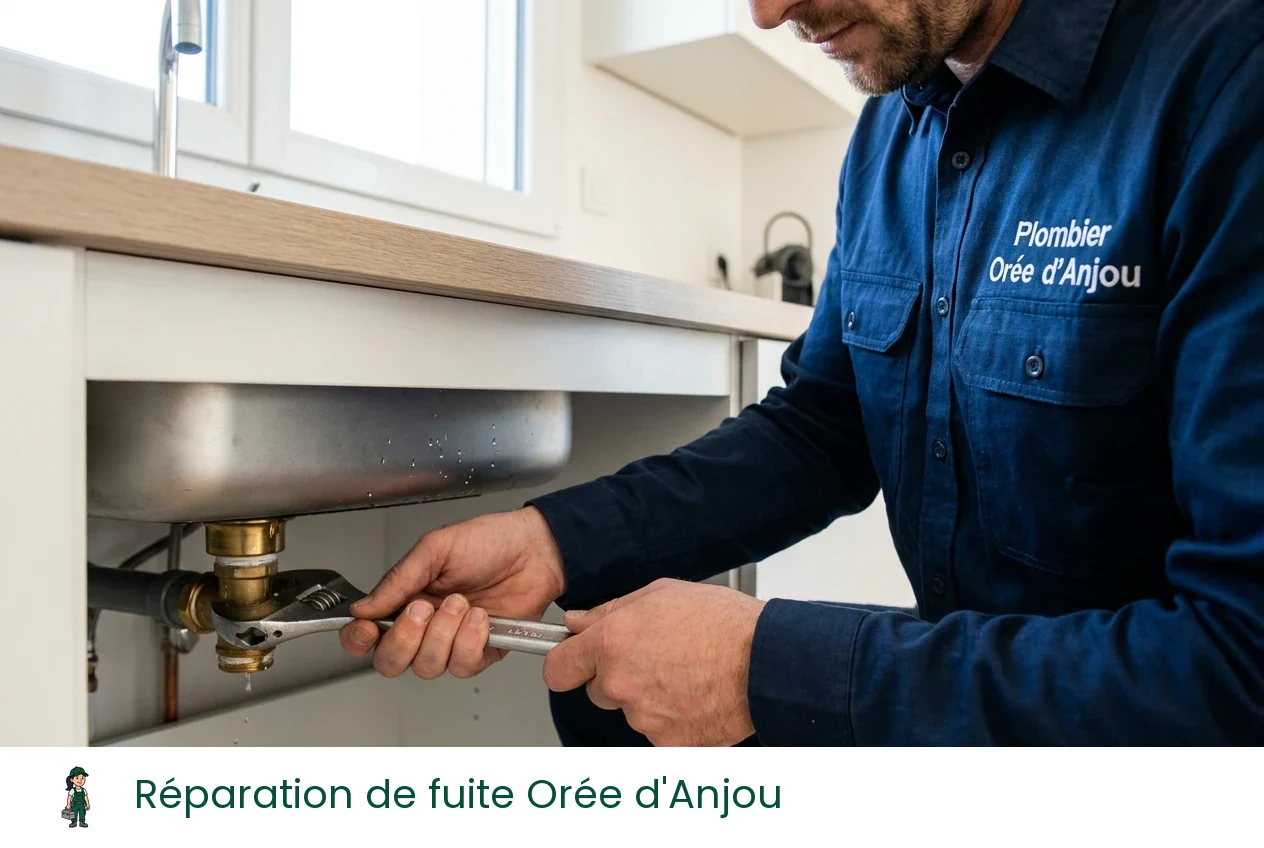 Réparation de fuite à Orée d'Anjou